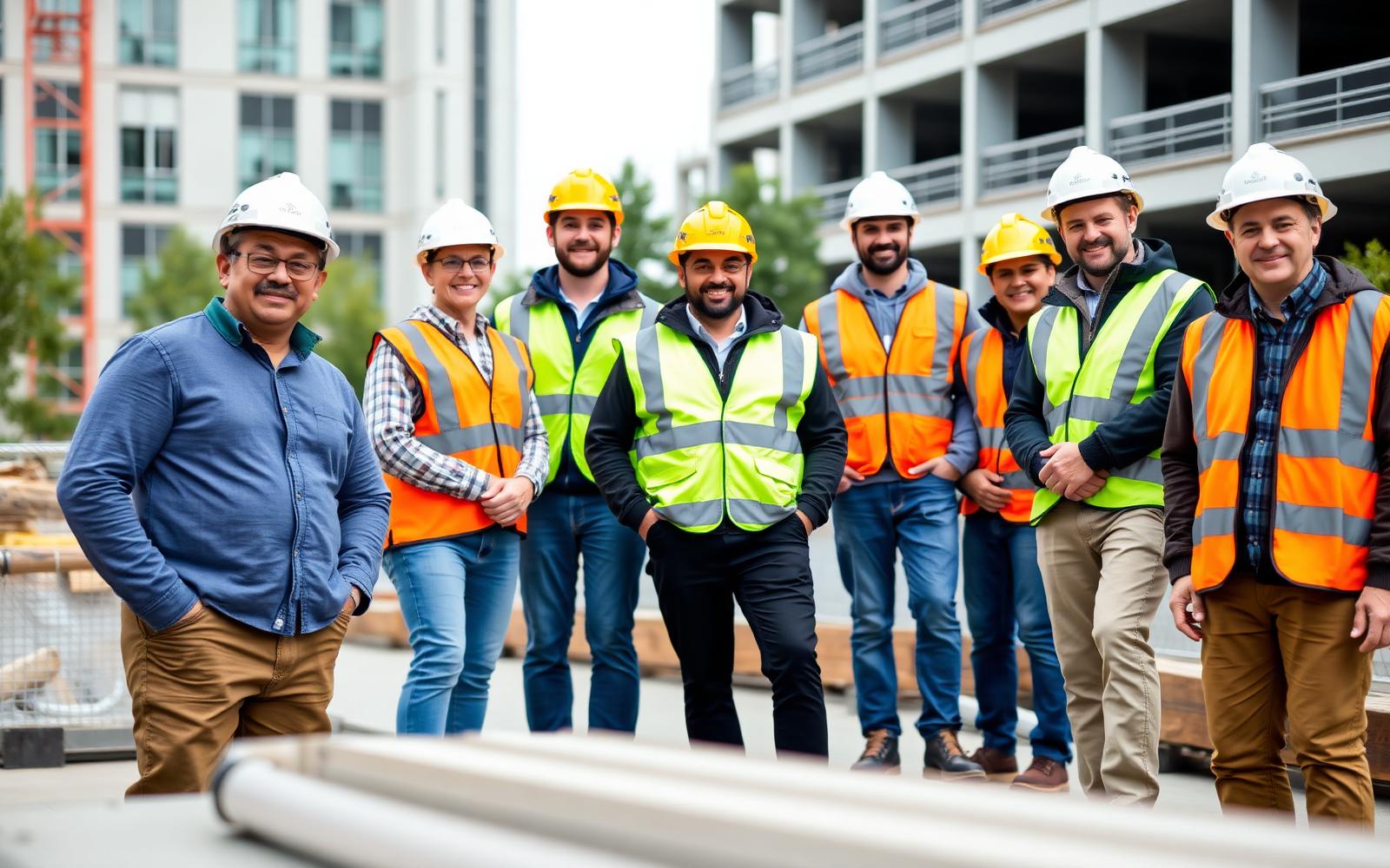 GH Construction Ltd. team on a Canadian construction site